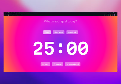 HueFocus Timer Screenshot